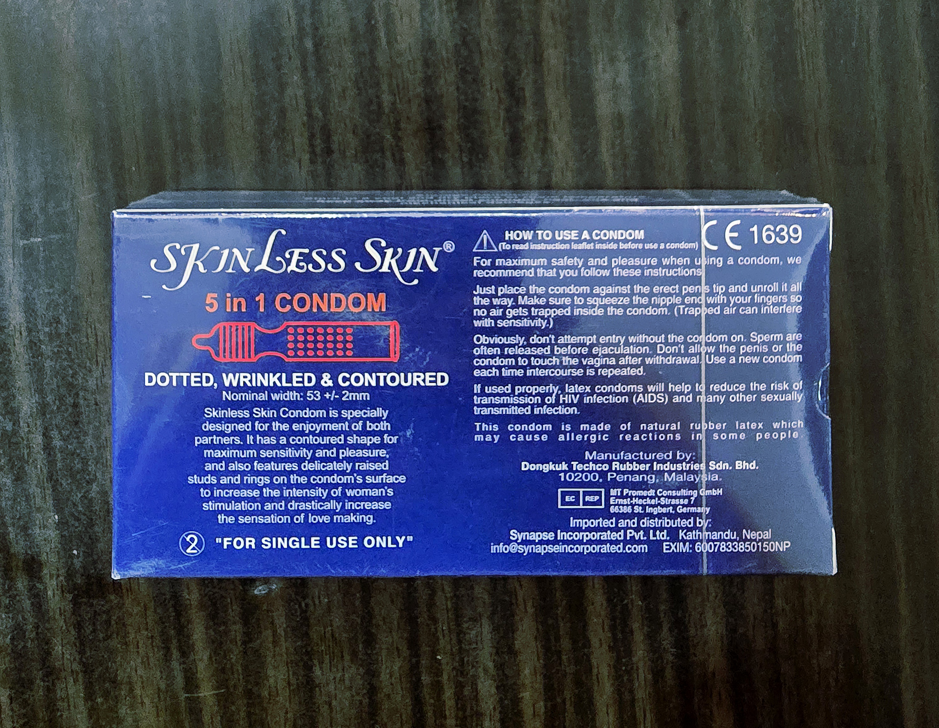 Skinless skin vanilla aroma lubricated condom 10s
