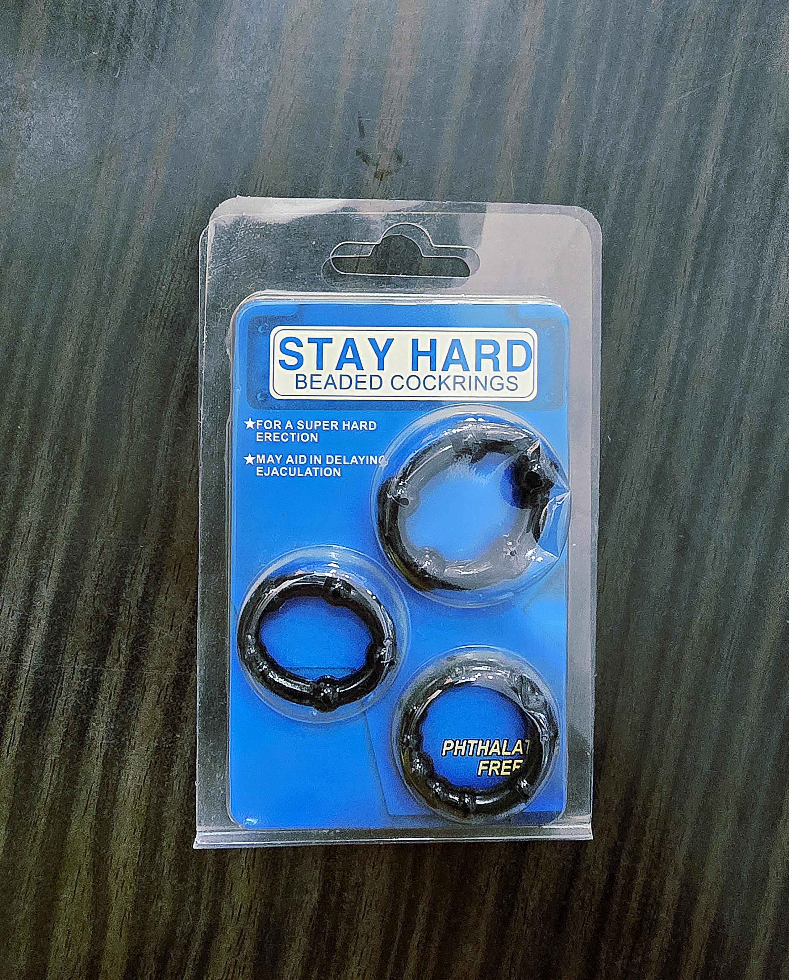 stay hard beaded cockring