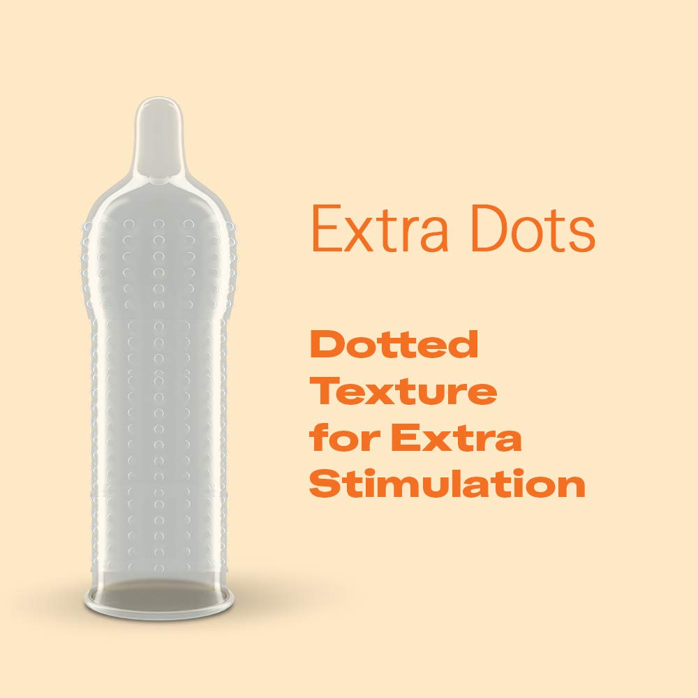 Durex Extra Dots Condoms - 3 Count