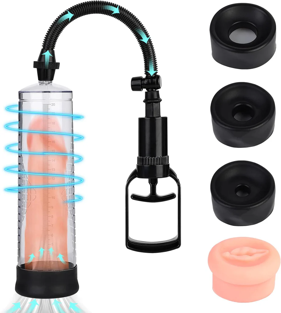 Male Penis Pump Manual Penis Enlarger Enhancement Erection Sex Toy