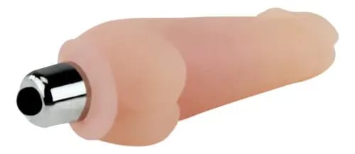 Super Mini Dildo Shape" realistic, battery-operated vibrator