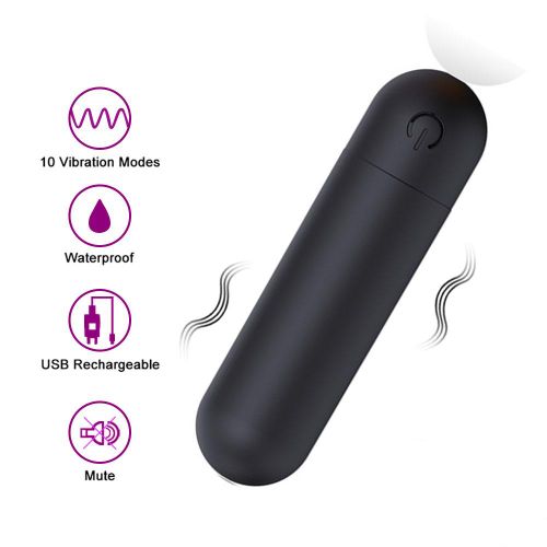 Mini Speed USB Rechargeable Waterproof Bullet Vibrator