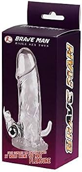 Reuseable Penis Sleeves For Men With Vibrator