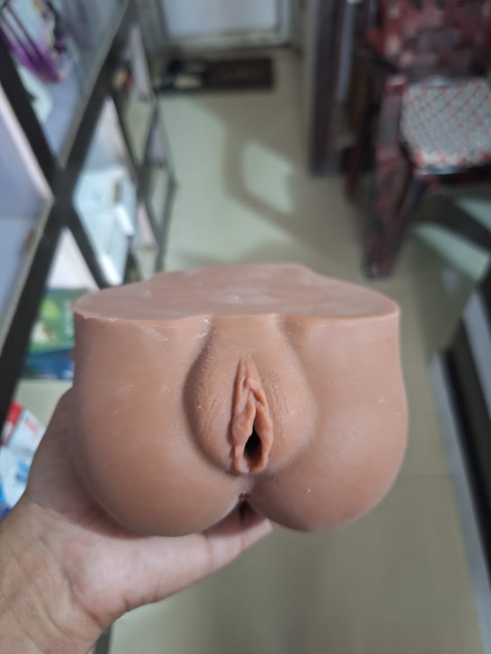 Ass shape vagina and anal part sex toys for man