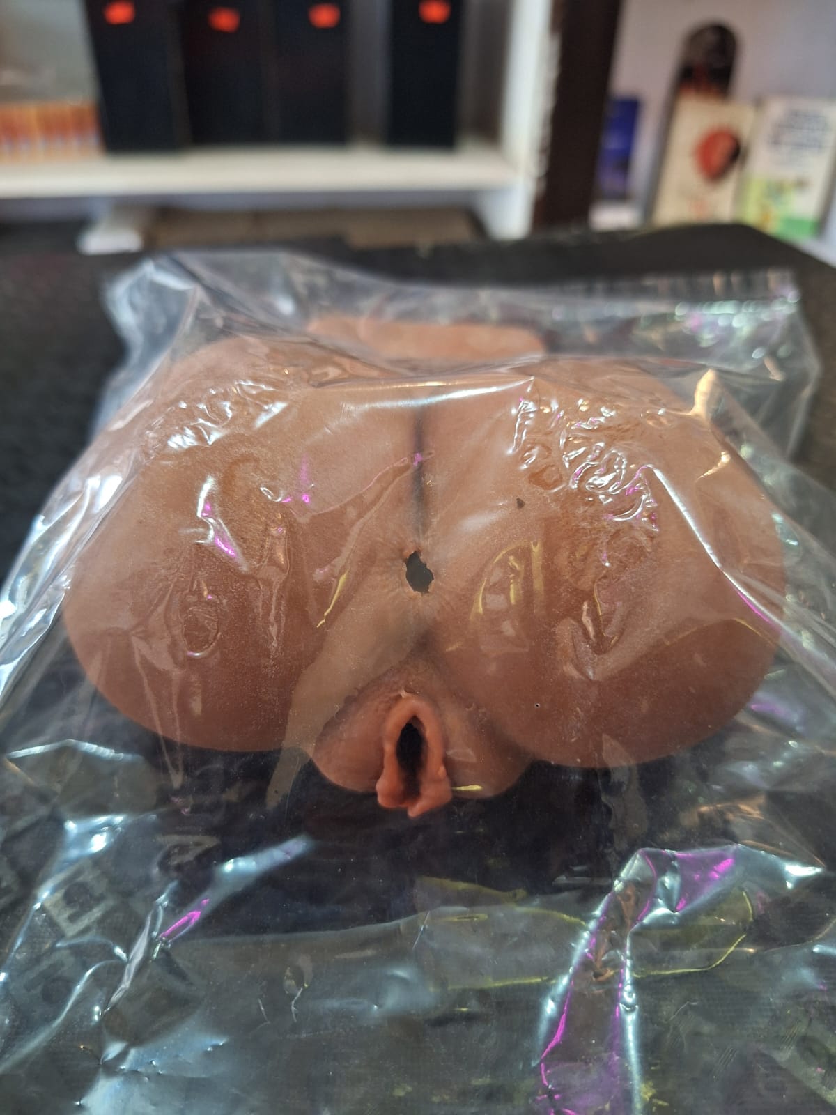 Ass shape vagina and anal part sex toys for man